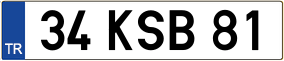 Truck License Plate
